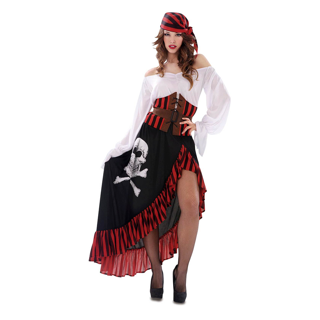 a tiempo Bermad Comparable Disfraz de Pirata para mujer - La Peseta - Zamora