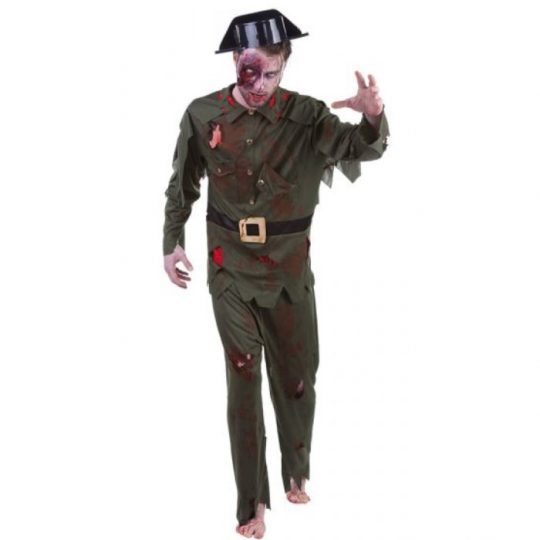 Disfraz de Guardia Civil Zombie