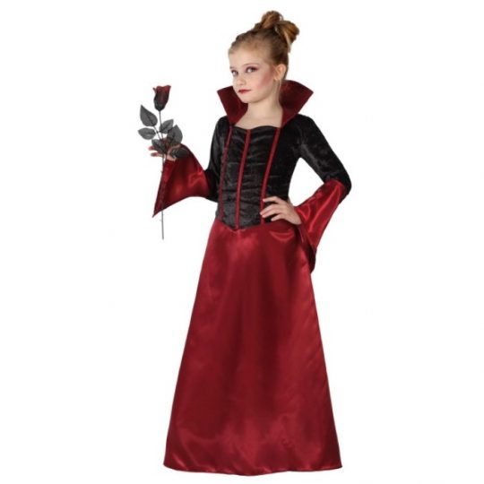 Disfraz de Vampiresa Granate infantil