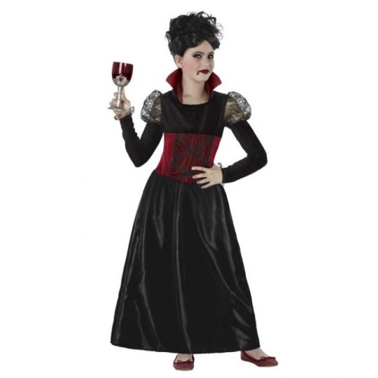 Disfraz de Vampiresa Gótica infantil