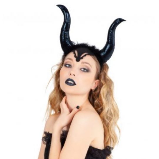 Diadema de Maléfica cuernos