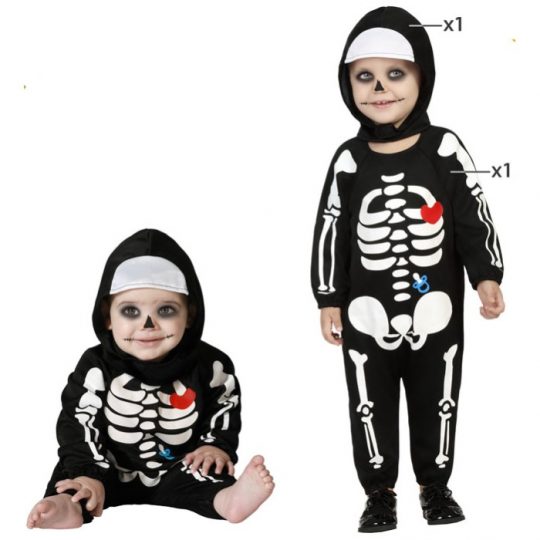 Disfraz de Esqueleto Divertido Bebé
