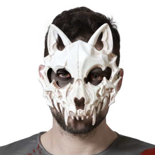 Careta de Esqueleto Lobo